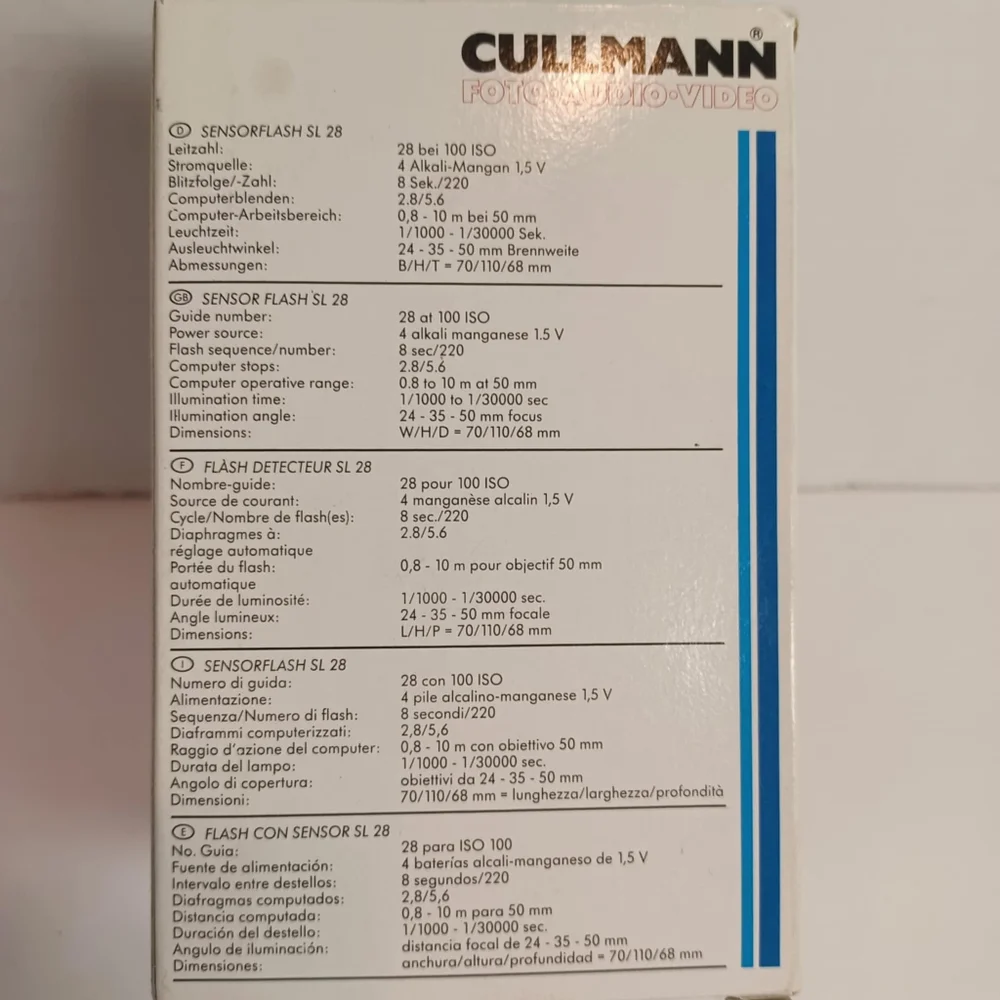 Cullmann‎ (4128) Blitz System Sensorflash SL 28